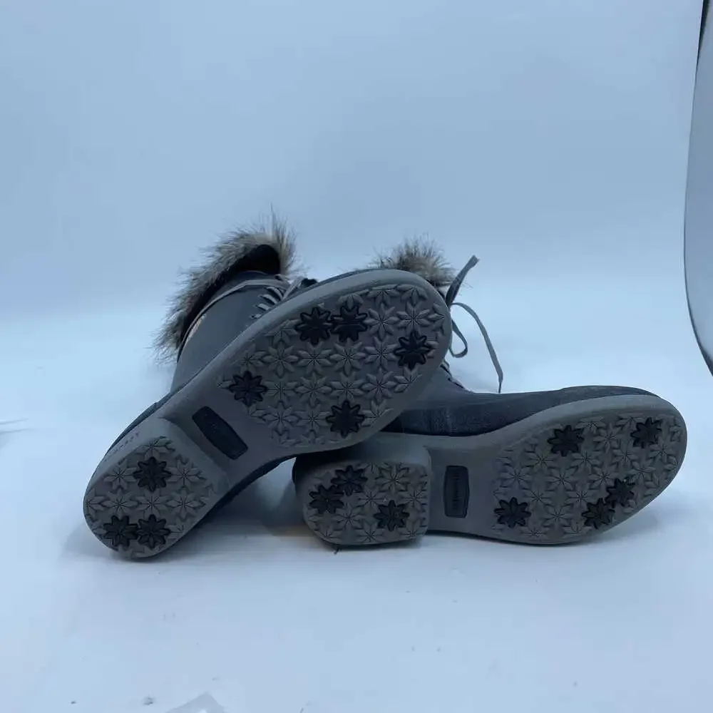 LaCrosse Black Rain Boots | Women’s Size 11 with Fur Trim